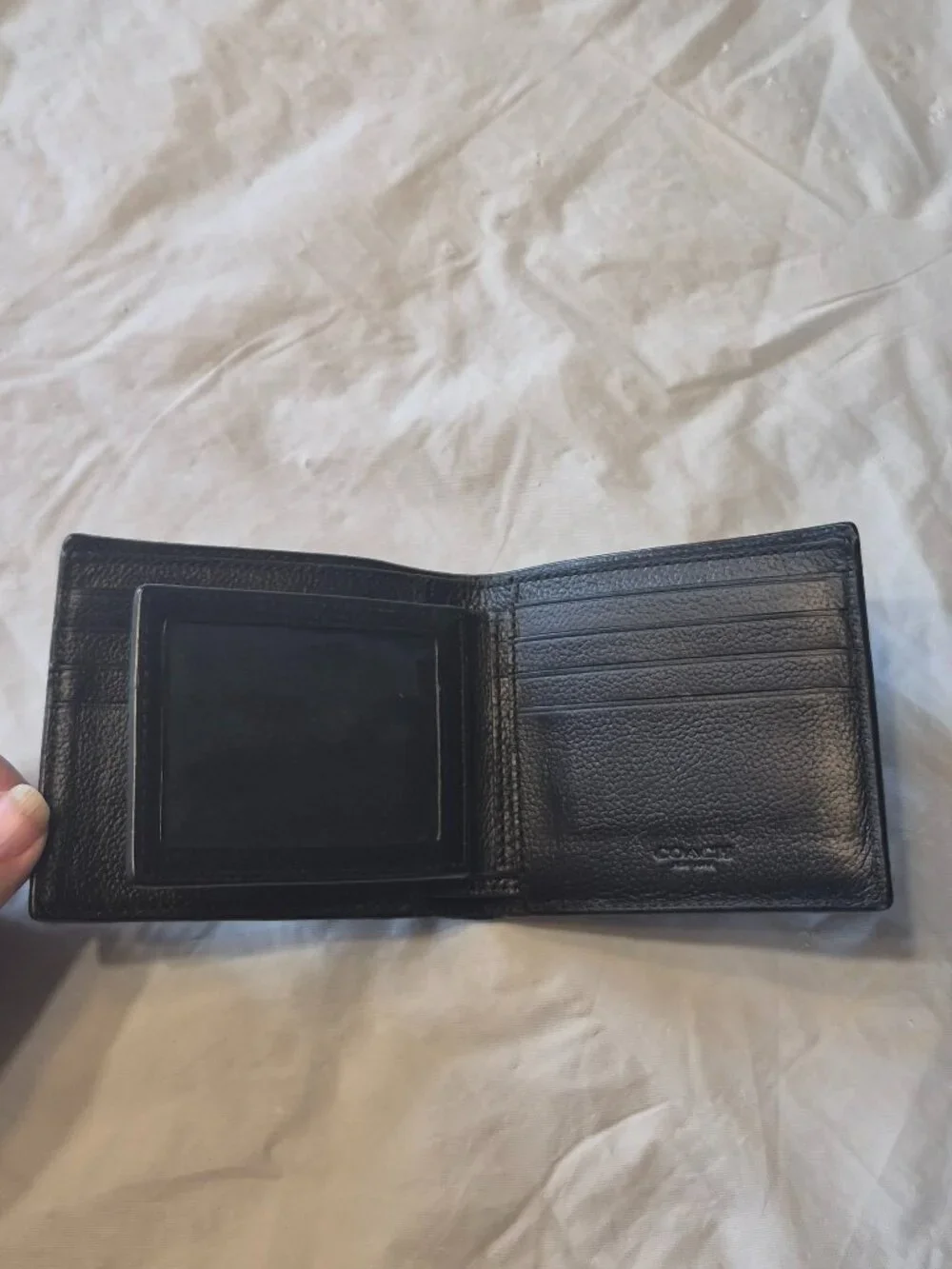 Coach two leather
